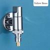 Латунный быстрооткрывающийся автоматический клапан остановки воды для стиральной машины, универсальная установка G1/2