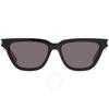 Saint Laurent Dark Grey Smoke Cat Eye Ladies Sunglasses Sl 462 Sulpice 001 53