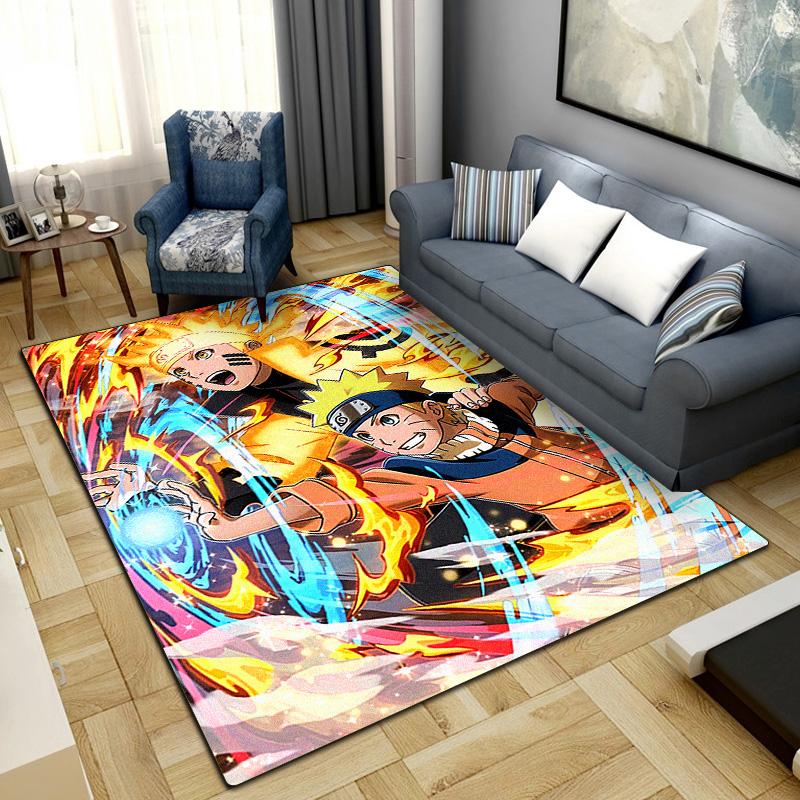 Anime-Naruto Area Carpet for Living Room Bedroom Home Decor Cool Movie Mat Floor Mat -LXR58