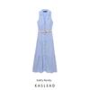 Kaslead New Women Clothes Western Style With Belt Fashion Blended Midi Dress 8372110 400