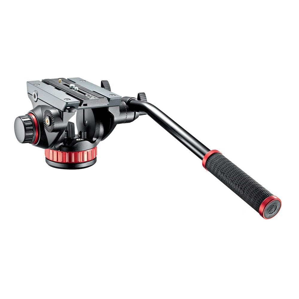 Головка Manfrotto 2WAY Professional Fluid Video Head с плоским основанием из алюминия MVH502AH
