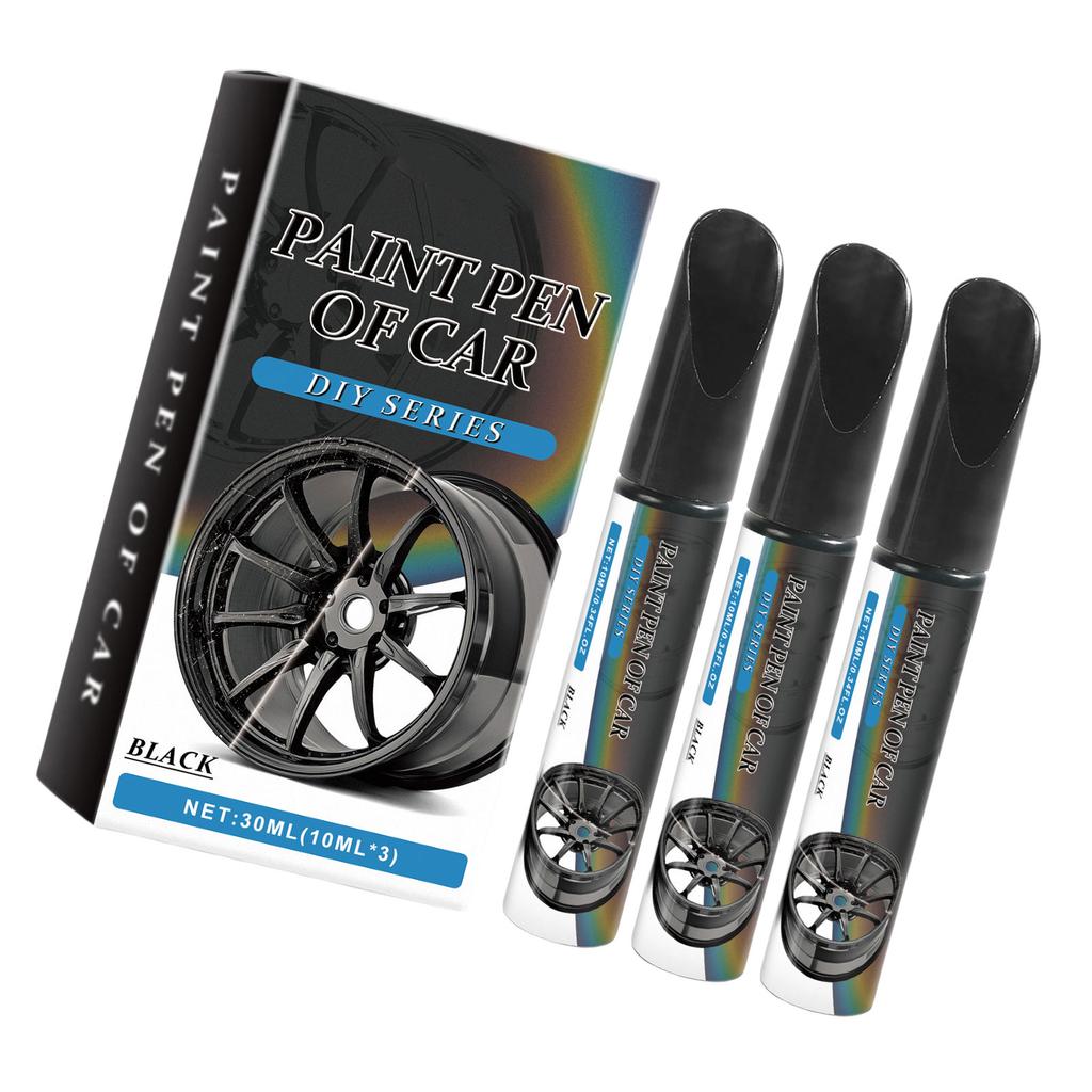 30 мл ручка для ремонта краски на автомобильных дисках ручка для удаления царапин на автомобильных дисках черная ручка для подкраски дисков ручка для ремонта царапин на автомобиле