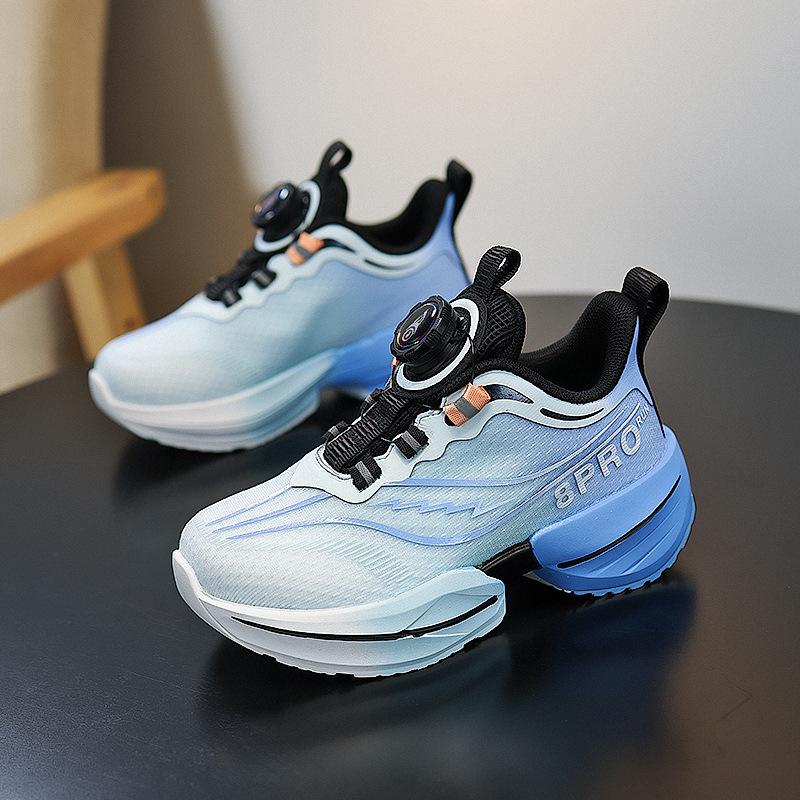 Breathable red rabbit 8pro rotating button classmate lightweight shock absorption rebound non-slip running shoes male and female students sports shoes
