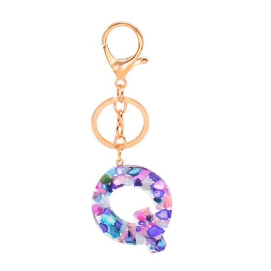 Декор из горного хрусталя, полупрозрачный выдолбленный брелок с английским алфавитом, изысканное качество изготовления, женский