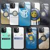 Чехол Inter Football Milan для iPhone Samsung Galaxy Redmi Note S 17 16 15 14 13 20 24 25 54 Pro Max Ultra Fe Air Закаленное Стекло