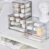 Large Capacity Commodity Shelf Drawer Storage Rack Transparent Storage Box Stationery