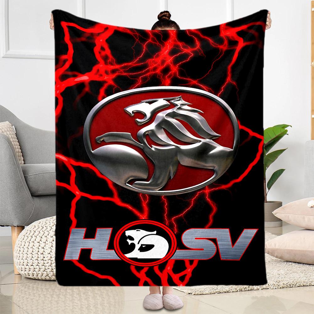 Electric Energy Holden Logo Flannel Blanket-Soft and Suitable for Sofas,Beds,Offices,Travel,All Seasons,Great Gift for Holidays and Birthdays.