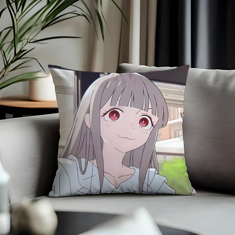 Fashion CCosmic Princess Kaguyaful Cushion Cover Antidustmite Pillowcase Invisible Zipper Silky Short Plush Sofa Cushion Cover