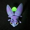 Yousheng 3D-печатное украшение Светлячок Милая магнитная фигурка светлячка со светящимся в темноте хвостом Красочный магнит-светлячок на холодильник для домашнего декора Веселый