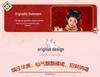 Зимний набор Hanfu для детей 2025: Девичья бархатная утолщенная новогодняя одежда в китайском стиле, платье-принцесса