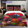 Gremlins Chaos Curiosity Bedding (1 * duvet cover + 2 * pillowcase, without core) 2D Flat Soft and comfortable Duvet cover and pillowcase