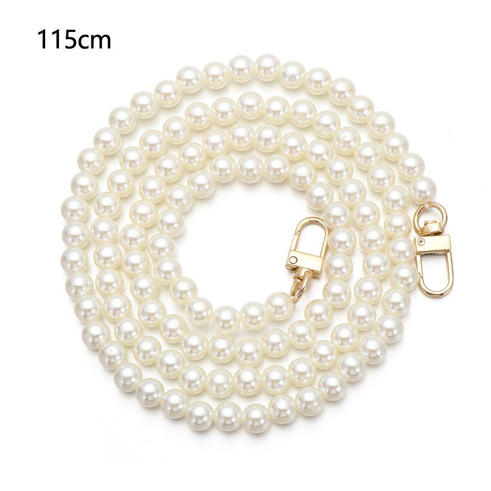 Accessories Pearl Belt Bags Handbag Handles Pearl Strap Long Beaded Chain DIY Purse Replacement