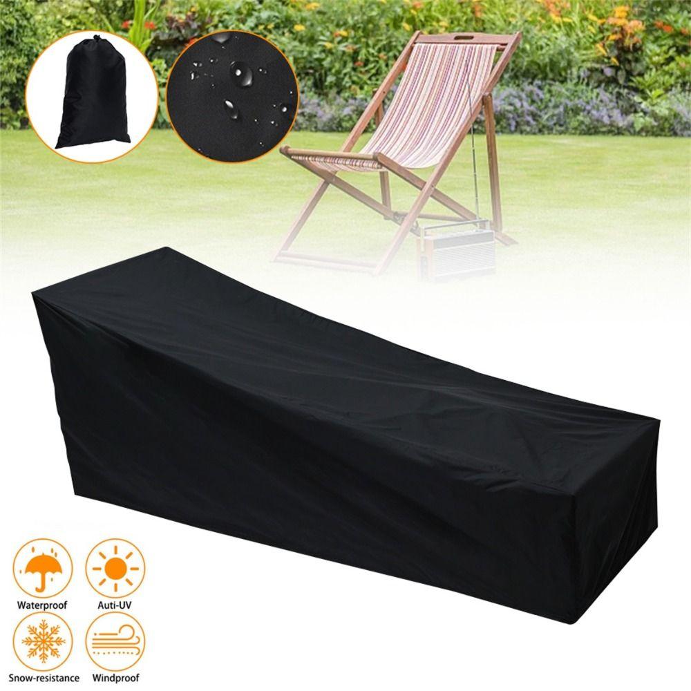 Anti UV Sun Reclining Chair Cover Anti-dust Recliner Protective Cover Sunbed Cover  Patio