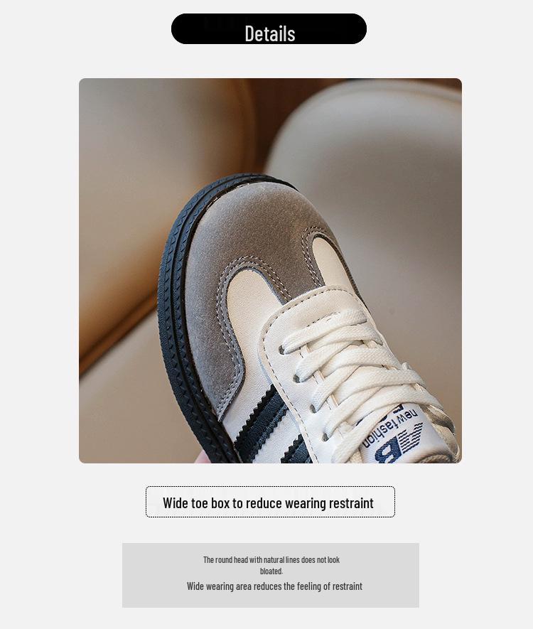 Детские ретро-спортивные кроссовки - Мягкая подошва, для бега и скейтборда, для мальчиков и девочек, Коллекция Осень 2026