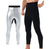 Men Workout Leggings Sauna Sweat Pants Fitness Compression Tights Gym Slimming Pants Heat Trapping Sauna Suit Weight Loss Body Shaper Sport Trousers