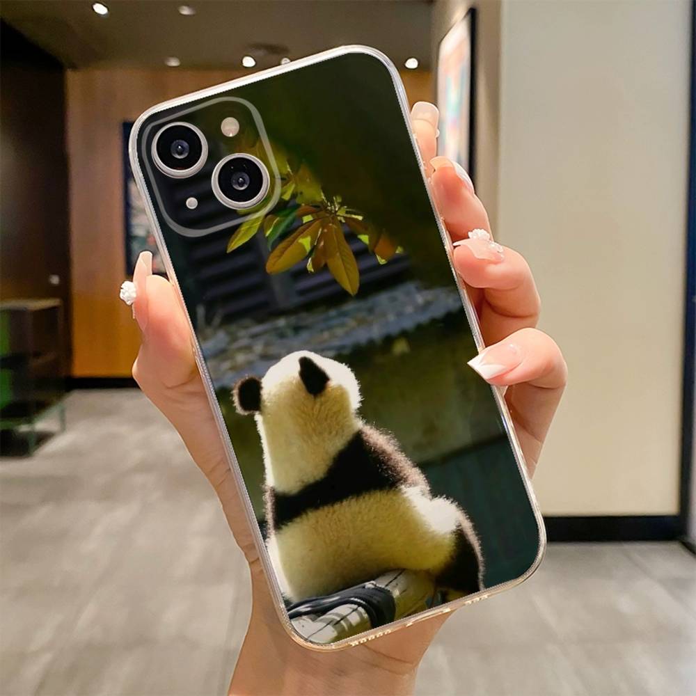 Fubao panda Phone Case For iPhone 17 16e 16 15 14 13 12 11mini Pro Max X XR XSMAX 8 7 Air Plus Soft Cover