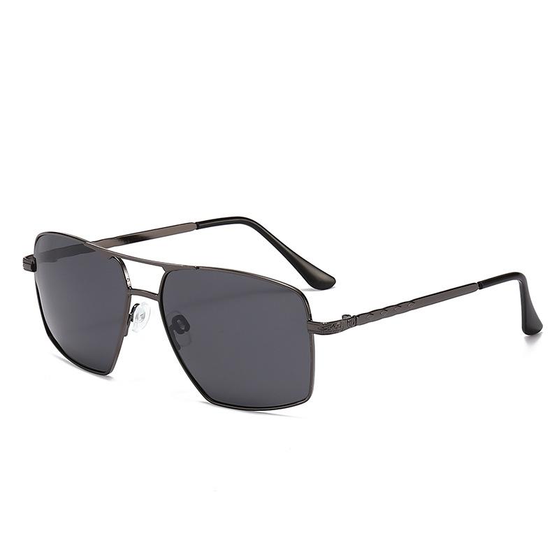New Small Frame Square Sunglasses Men'S Polarized Metal Fashion Sun Glasses Men'S Outdoor Driving Eyewear Uv400