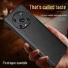 Genuine Leather Full Cover for Honor Magic 4 Pro: Cowhide Litchi Pattern Ultimate Edition Case