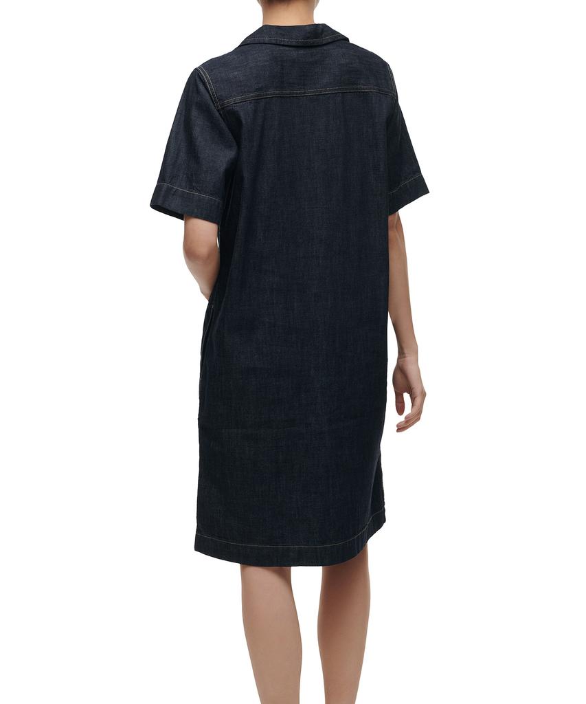 Lolenlalpeulolen Denim Shift Dress - Blue