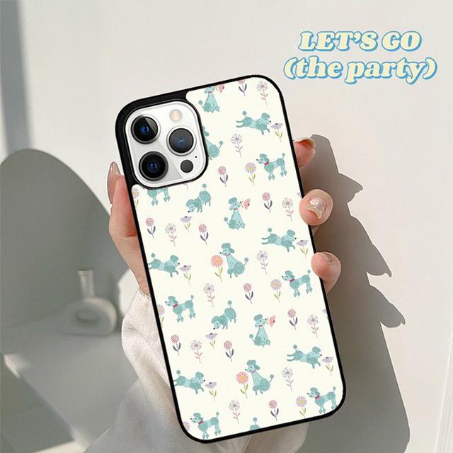 Осенний пудель Мультяшный чехол для телефона для iPhone 17 Air 16 16e 15 12 11 13 14 Pro Max Apple Plus Coque
