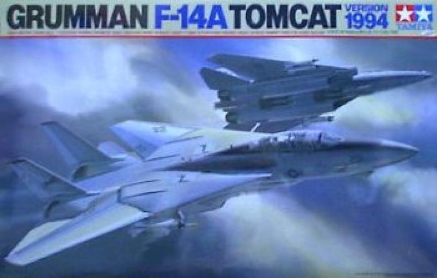 Tamiya Серия самолетов ВМС США Grumman Tomcat Версия 1994 Пластиковая модель 60303 1/32 № 03 F-14A