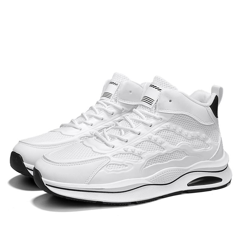 Men'S Breathable Mesh Shoes Summer Out Casual Running Shoes Soft Bottom Comfort Light Fashion Shoes Thick Sole Sneakers