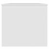 Coffee Table White 102 x 50.5 x 46.5 cm Engineered Wood