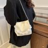 Новая плиссированная сумка-облако в китайском стиле для женщин, новая модная однотонная сумка через плечо на одно плечо, сумка-ведро с бисером в китайском стиле