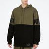 Puma Logo Print Color Block Sports Hoodie Men Tops Army-Green 847723-44