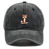 Lovely Fox Print Unisex Snapback Baseball Cap Lightweight Man's Cap Slouchy Adjustable Sun Hat Perfect For Outdoor Sports
