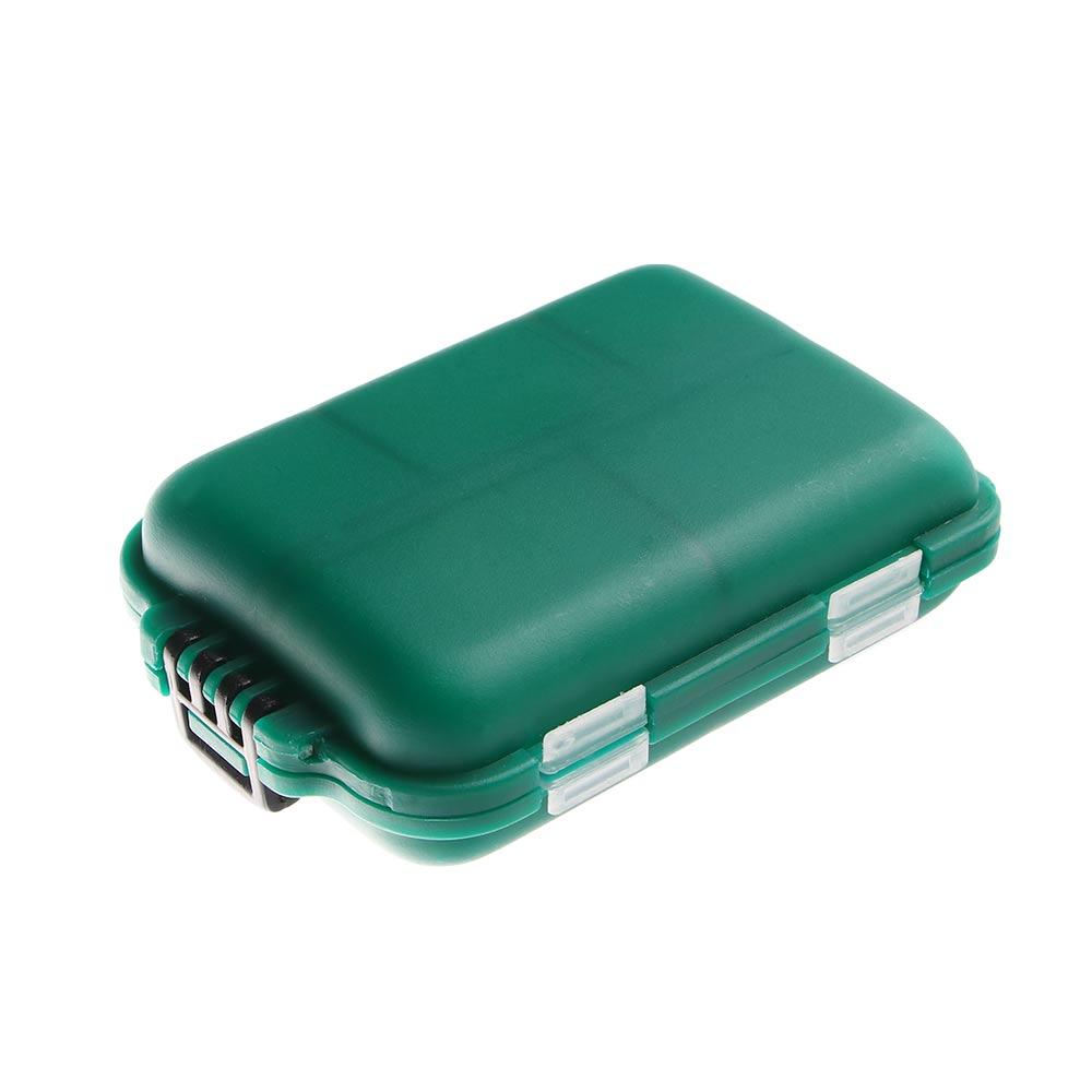 Shrimp Baits Eco-Friendly Plastic Hook Tool Box Lure Case 10 Lattices Fishing Tackle Storage