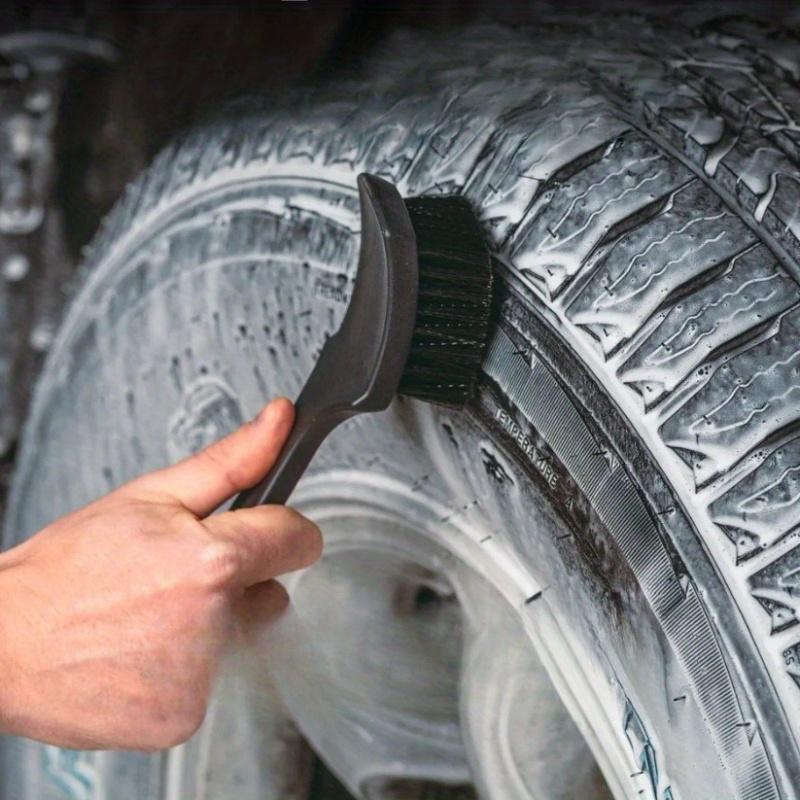 Щетка для шин автомобиля - Мягкая щетина Длинная ручка Очиститель колесных дисков для автомойки