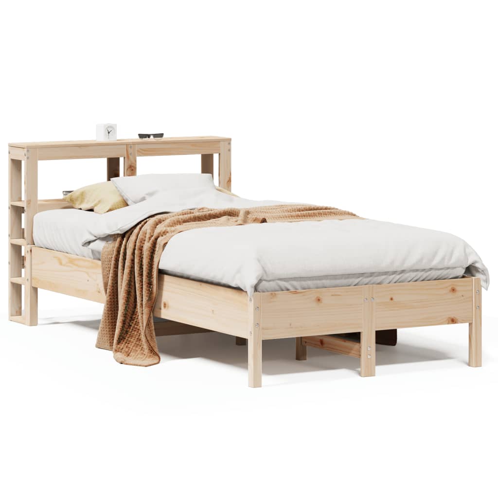 Solid Wood Bed without Mattress 120 x 200 cm Pine Wood