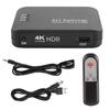 3x1 4K HDMI 2.0 Switcher HD IR Remote Control Splitter Adapter with LED IndicatorBlack