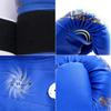 Перчатки для спарринга из искусственной кожи, дышащие боксерские перчатки, снаряжение для каратэ, перчатки для кикбоксинга для детей