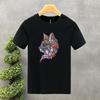 Luxury Brand Cat Head 100% Cotton High Quality Print Couple Tees Summer Harajuku For Men/Women Short Sleeve T-shirt Asian Size