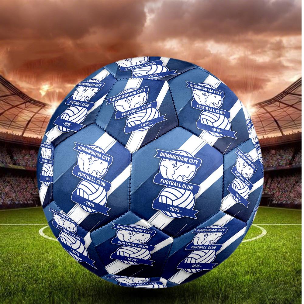 Birmingham City Size 5 Football High Elastic Soccer Ball For Outdoor Competition Daily Training Play