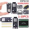 Двухпортовая Type-C плата разработки ESP32-S3 2,4 ГГц Wi-Fi модуль для Arduino ESP IDF ESP32-S3-WROOM-1 N8R2 N16R8 44 контакта 8 МБ PSRAM ESP32 S3
