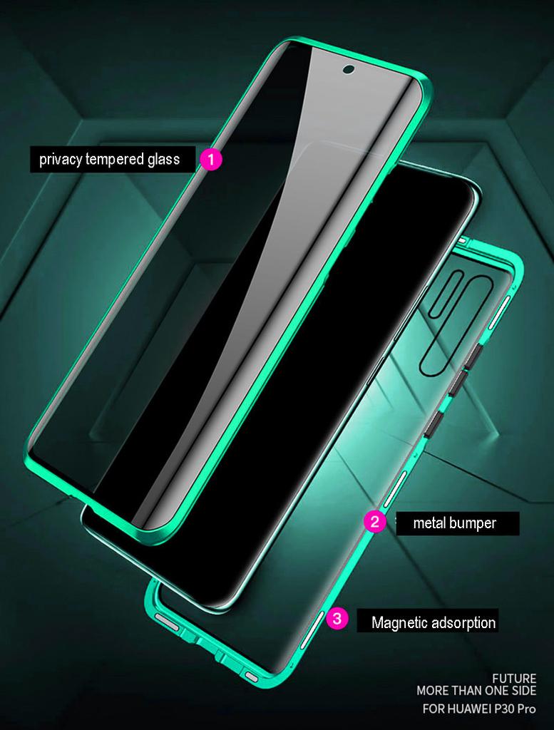 Магнитное двустороннее стекло с защитой от подглядывания для Samsung S23 S22 S21 S20 Ultra Note 20 Ultra Privacy, металлический корпус для iphone 14 13 12 11 Pro X XR XS Max