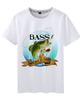 Fishing Tshirt 2026 Summer New European and American Tide Printed Shortsleeved Tshirt Mens and Womens Sea Fishing Tshirt