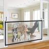 Mesh Dog Gate Portable Indoor Safety Mesh Gates for Kids Toddlers Pets No Drilling Baby Puppy Fence Guard for Doorways Walls Stairwells