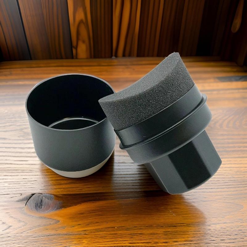 Аппликатор для чернения шин Губка для детализации автомобильных шин Щетка для детализации с крышкой Губка для нанесения воска на шины Инструменты для чистки шин