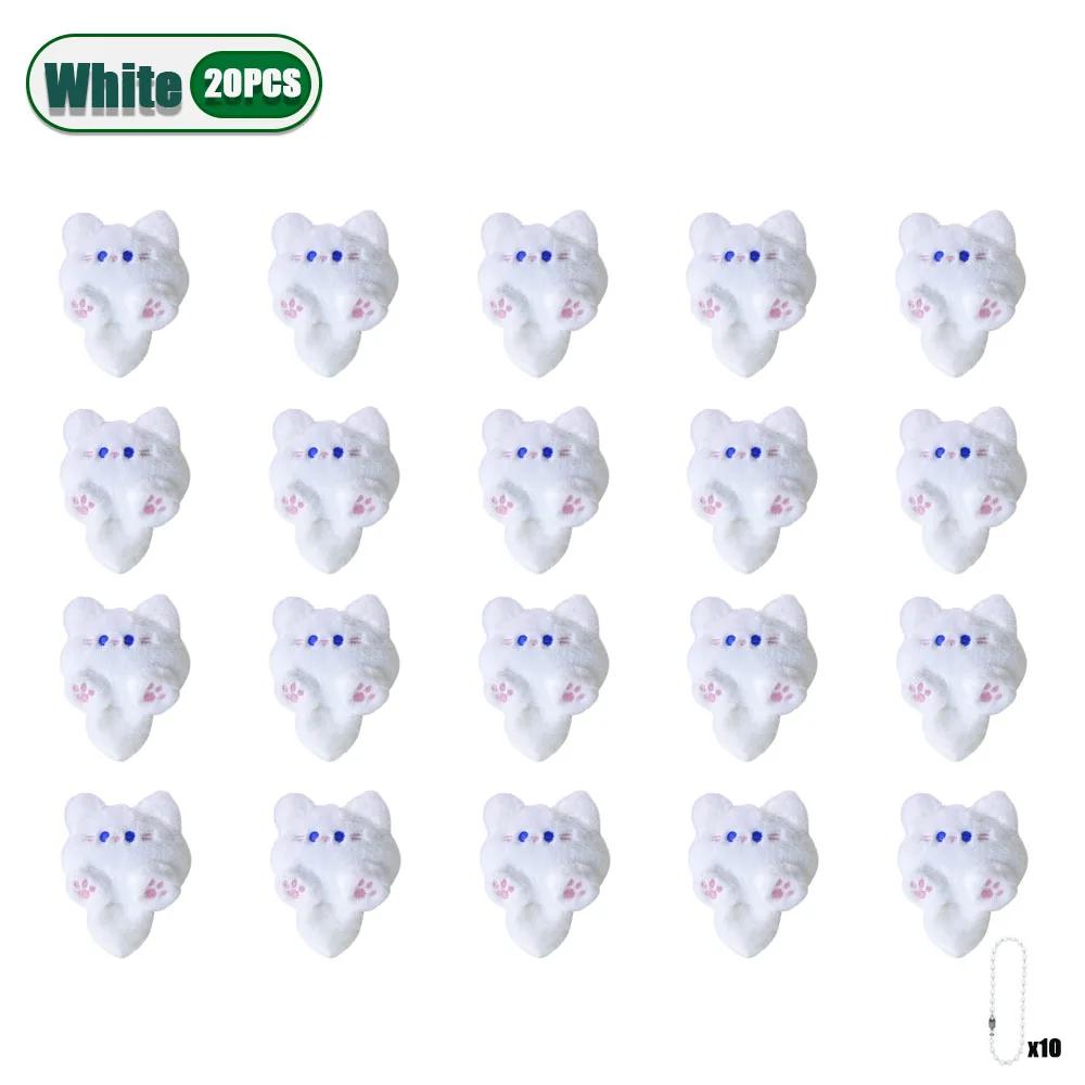 1/3/5/10/20 шт. Очаровательная плюшевая мультяшная кошка, подвесная кукла, мягкая кавайная, украшение для рюкзака для девочек, студенток, рождественский подарок