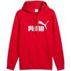 PUMA Ess No 1 Logo Hoodie 40% Cotton Blend Red