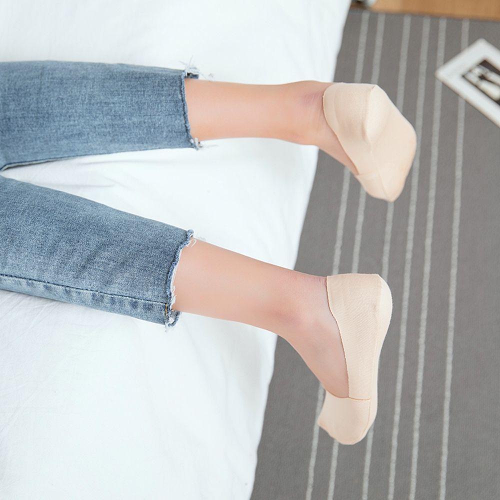 Женские короткие удобные носки до щиколотки, невидимые нескользящие эластичные короткие чулочно-носочные изделия