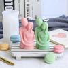 3D Свеча с обнимающейся парой Силиконовая форма DIY Фигурка Статуэтка Гипс Мыло Эпоксидная Заливка Формы Домашние Поделки Подарок на День Святого Валентина