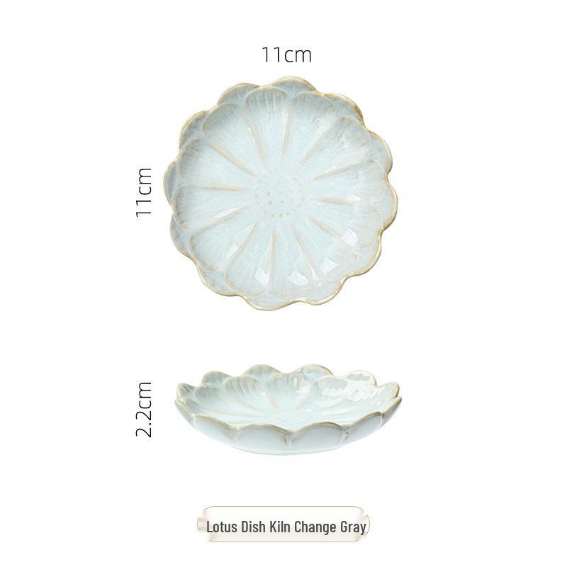 Japanese Retro Ceramic Dipping Dish for Seasoning, Snacks, and Soy Sauce