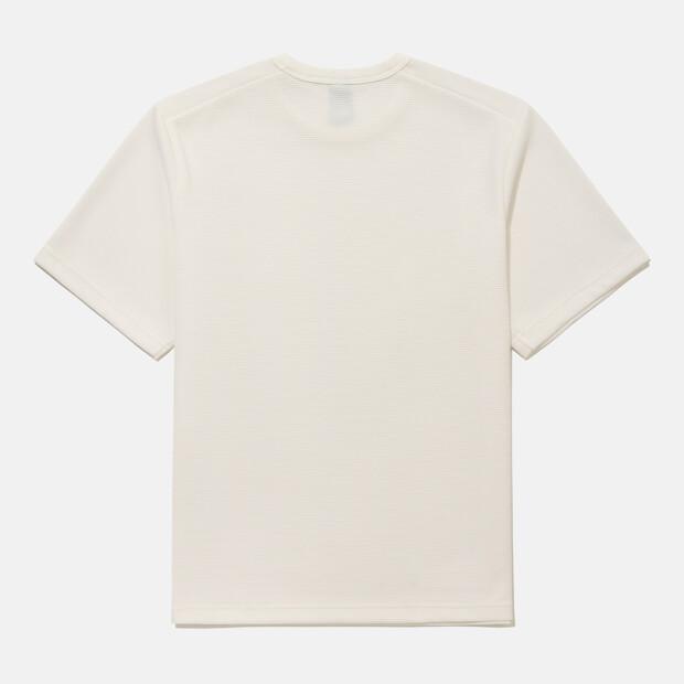 DESCENTE Футболка с коротким рукавом из вафельной ткани Dry Ivory Sr111Uts32