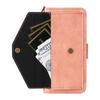 For iPhone 16 Pro Leather Case Magnetic Closure Wallet Stand Phone Cover with Crossbody Strap