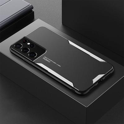 Роскошный алюминиевый матовый чехол для телефона Samsung Galaxy S24 S23 S22 Ultra S21 Plus S20 FE S10 A55 A54 A53 противоударный чехол